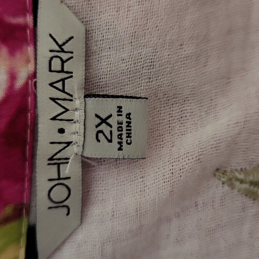 John Mark "Fresh Start" Button Down Embroidered B… - image 8